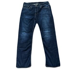 Silver Jeans 34 x 32 Dark Wash Grayson Relaxed Straight